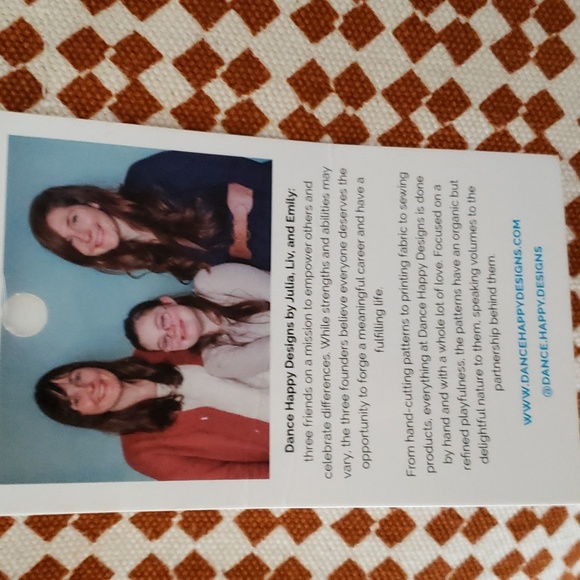 NEW Dance Happy Limited Edition Giada Wide Tote and matching cosmetic bag - Picture 6 of 13